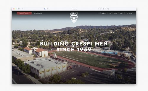 Crespi Carmelite High School Launches New Website
