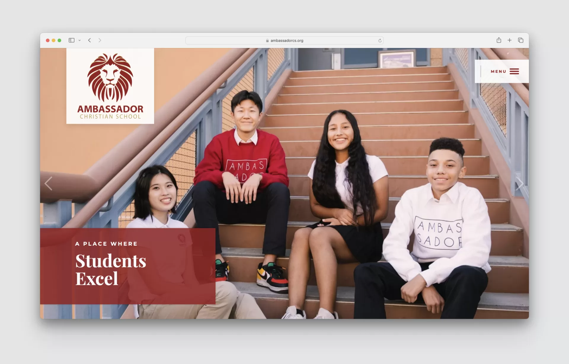 Ambassador Christian School Launches New Website