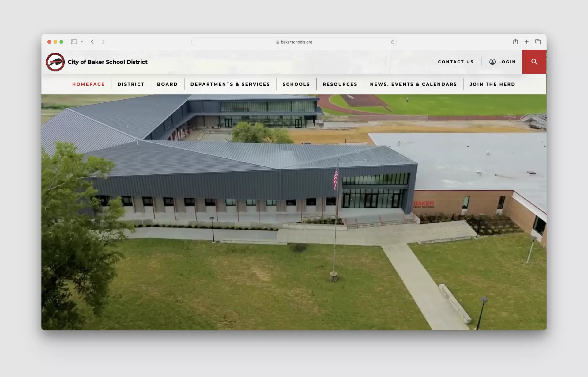 City of Baker School System Launches New Website