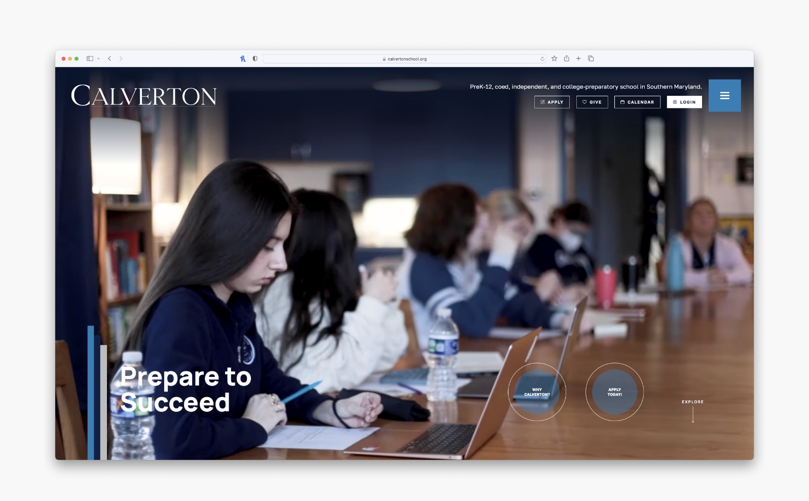 The Calverton School Launches New Website