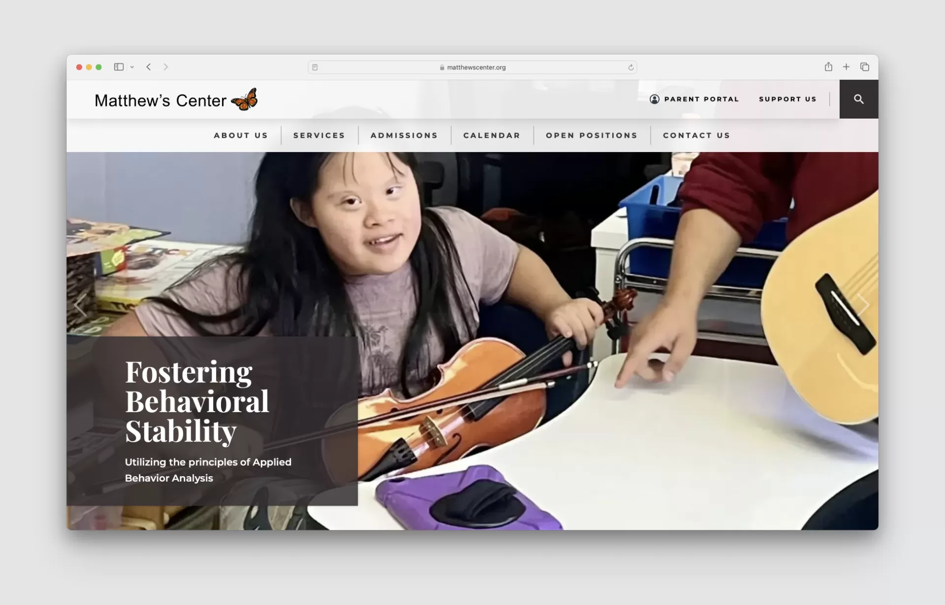 Matthew's Center Launches New Website