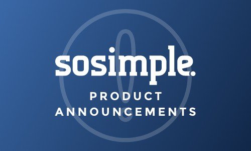 New Product: SoSimple Giving