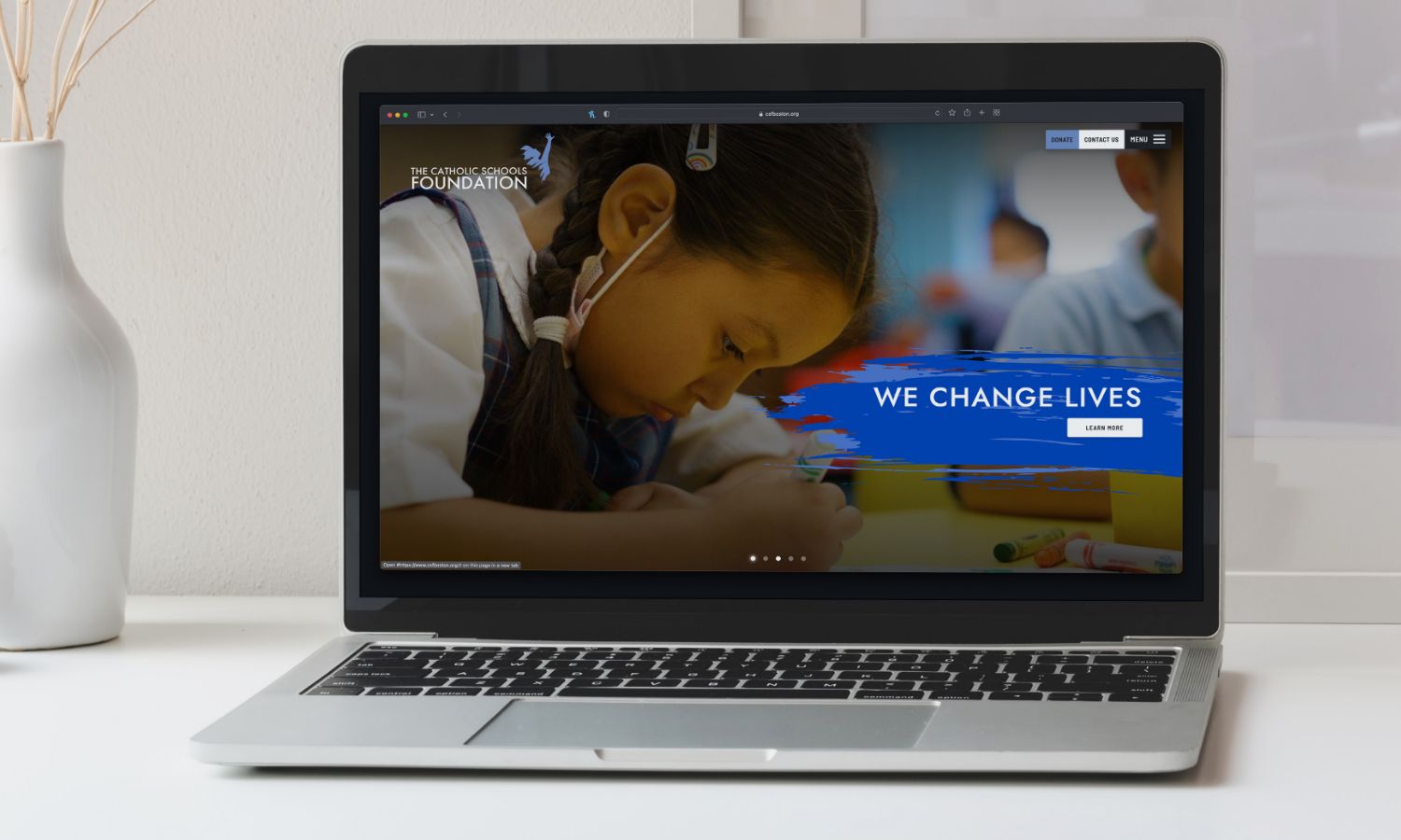 The Evergreen School website preview