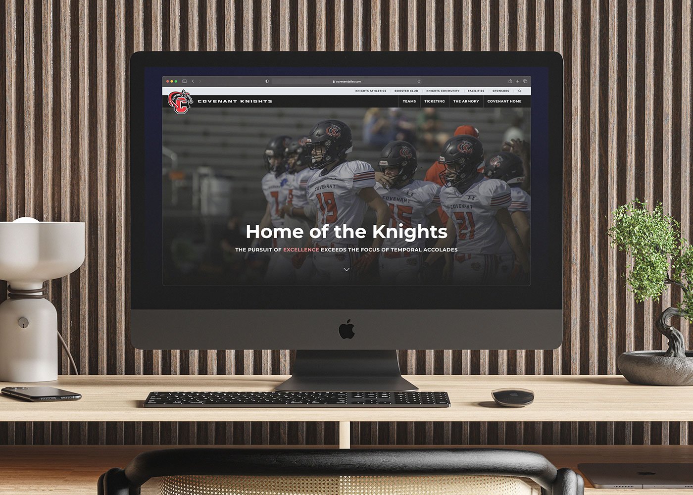 Covenant Athletics subsite preview
