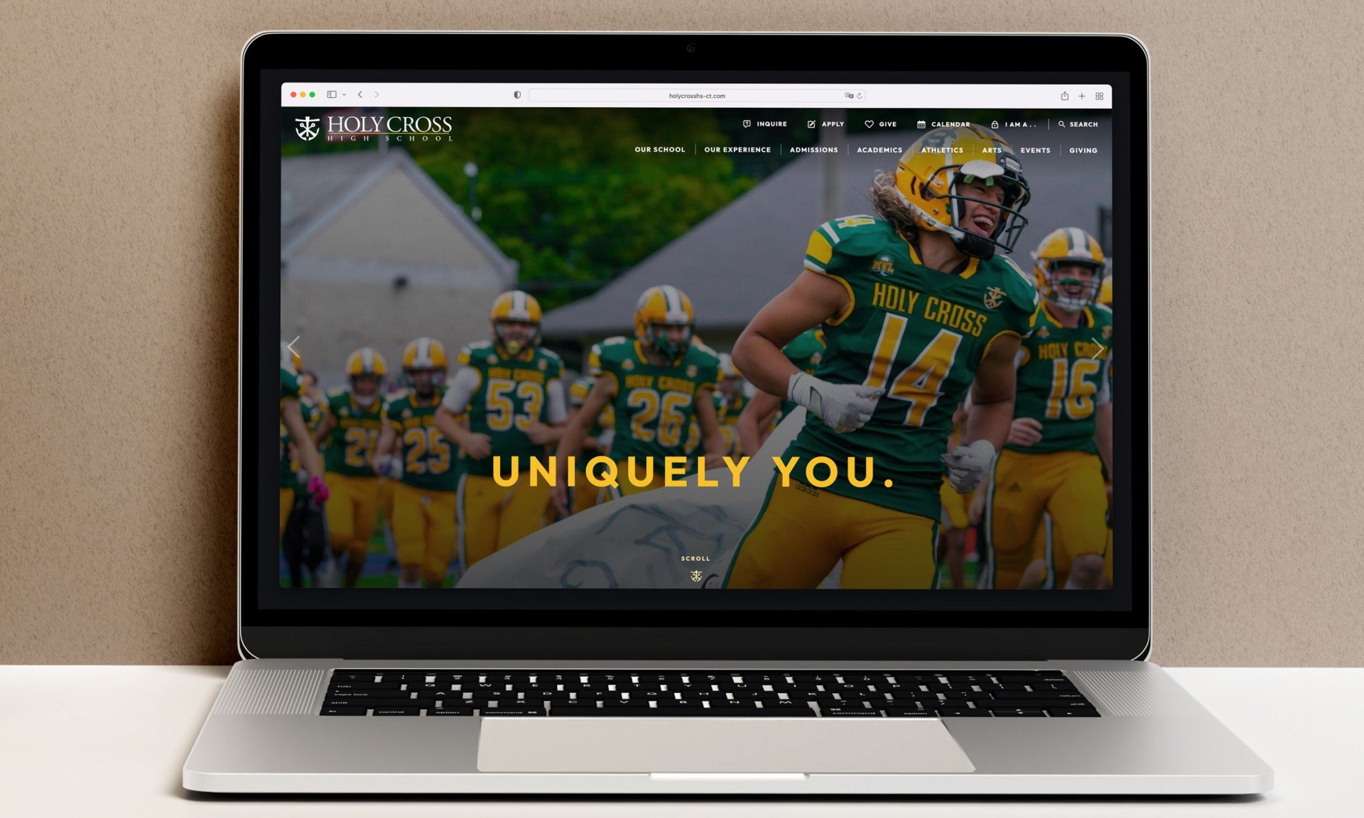 Holy Cross website preview
