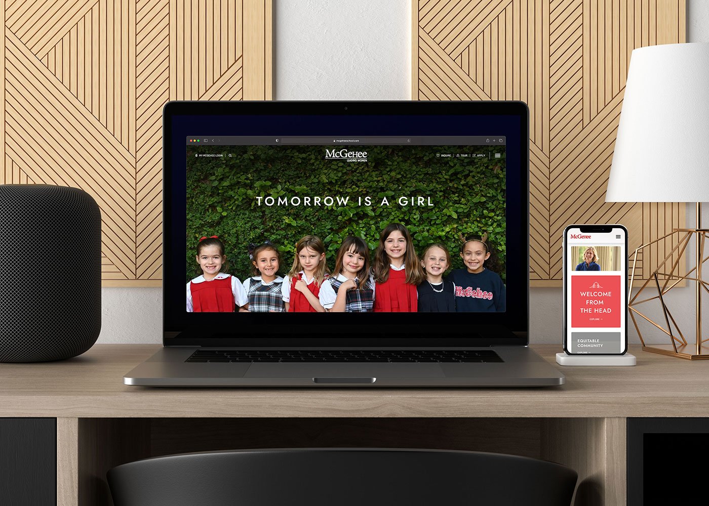 The McGehee School website preview